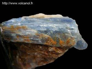 Disthène sur du Quartz du Brésil
