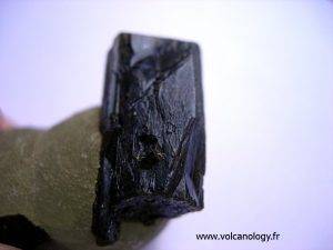 Epidote sur prehnite du Mali
