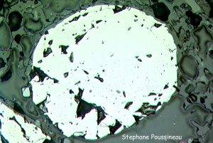 Magnétite (vue au microscope polarisant)