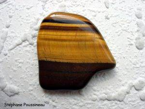 Oeil de tigre poli (Provenances diverses)