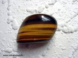 Oeil de tigre poli (Provenances diverses)