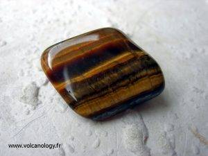 Oeil de tigre poli (Provenances diverses)