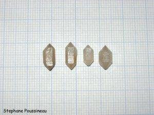 Quartz bi-terminés (Trias des Corbières, France)
