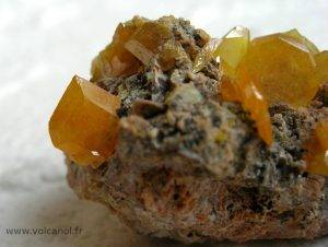 Wulfénite du Maroc