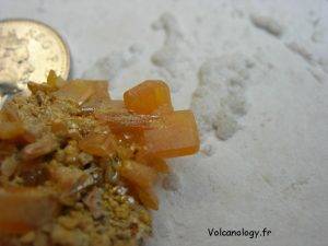 Wulfénite du Maroc