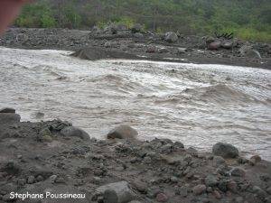 Lahar dans la Belham Valley (Montserrat)