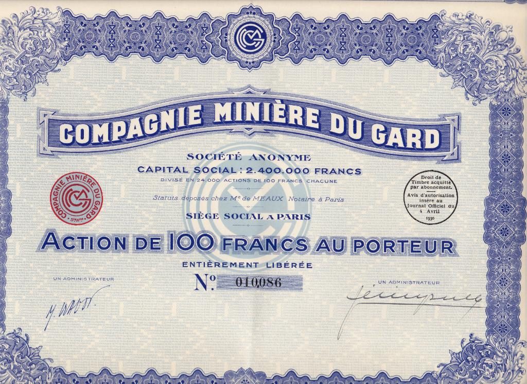 Compagnie Minière du Gard (France)