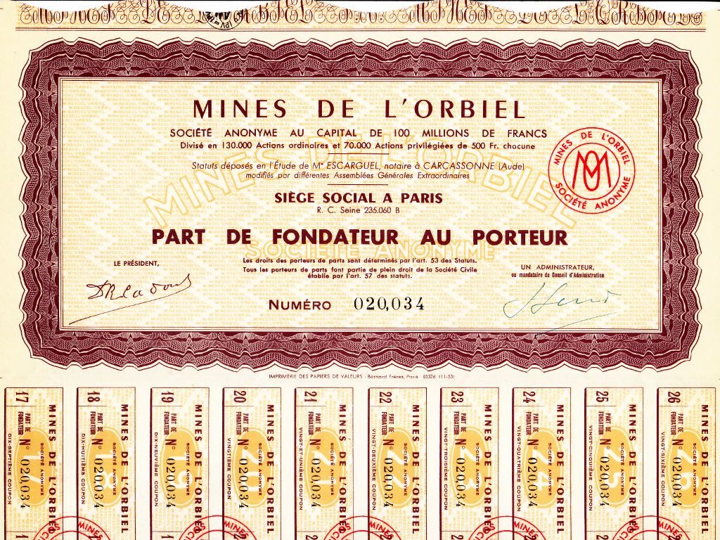Mines de l'Orbiel - Action minière