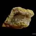 Gypse gemme dans une géode de calcite (Koukat, Maroc)