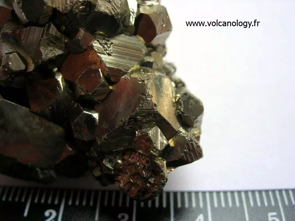 Pyrite en dodécaèdres (Mexique)
