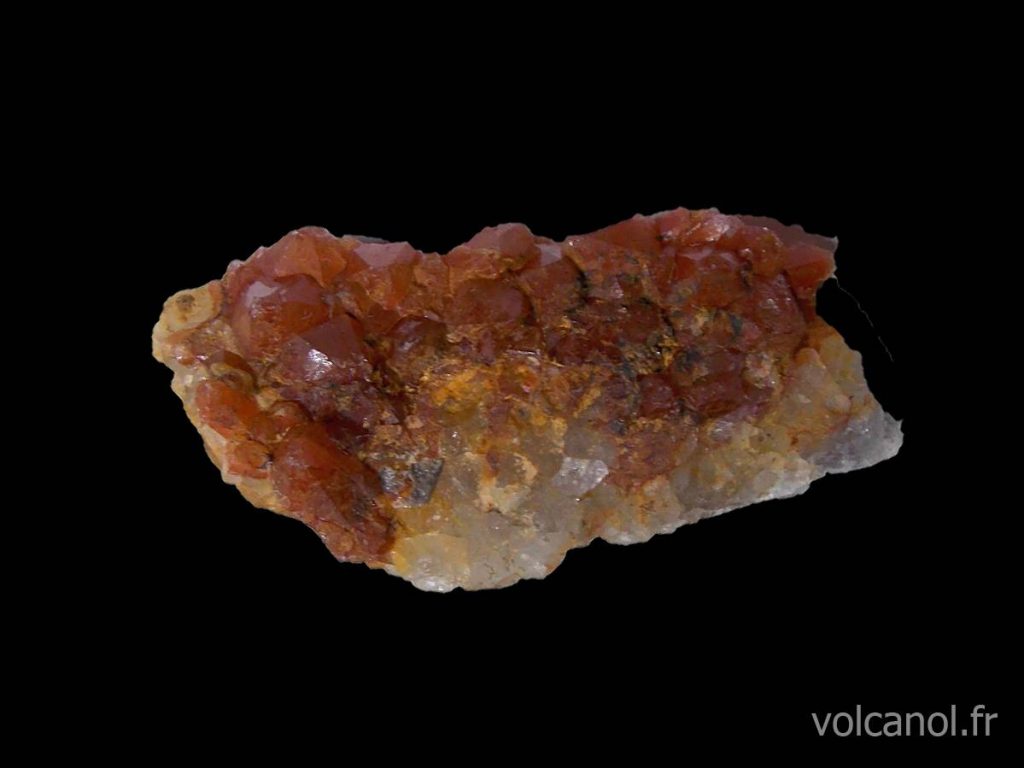 Quartz hématoïde du Maroc