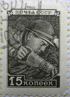 Mineur au travail en Russie