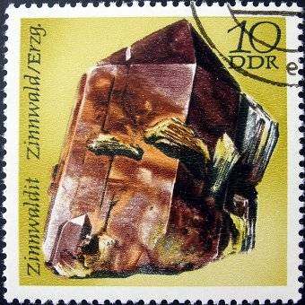 Zinnwaldite d'Erzgebirge