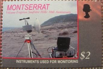 Instruments de surveillance du volcan